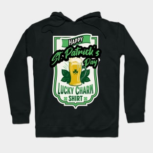 Happy St Patrick's Day Lucky Shamrock Hoodie